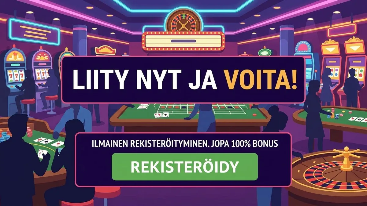 Rekisteröidy bonuksen kanssa